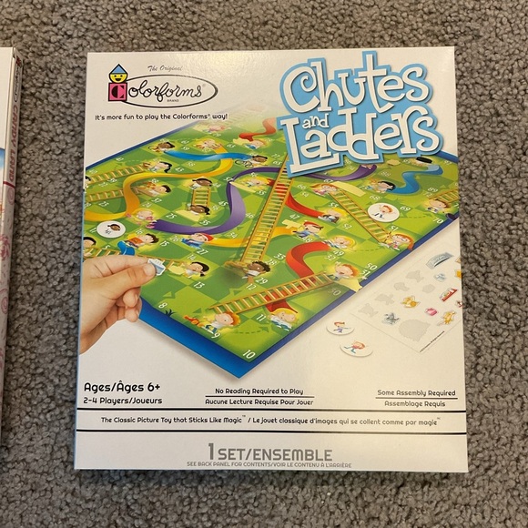 Colorforms Candyland & Chutes and Ladders Vintage Game Toy Puzzle Christmas, NEW - Picture 3 of 4